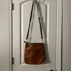 Classic Tan Crossbody Bag